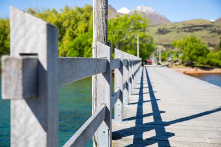 Gray Wooden Bridge