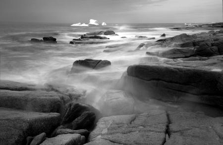 Grayscale Photography of Seashore