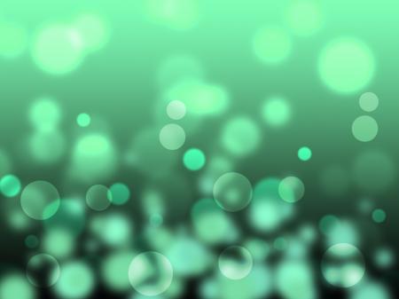 Green Background Means Bokeh Lights And Abstract