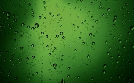 Green beer bubbles