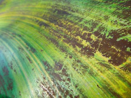 Green Curved Lines Background