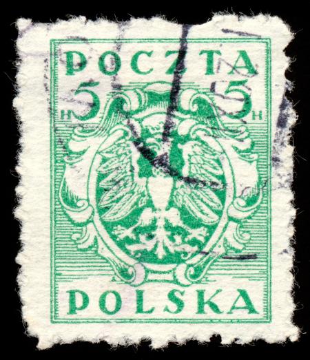 Green Eagle Crest Stamp