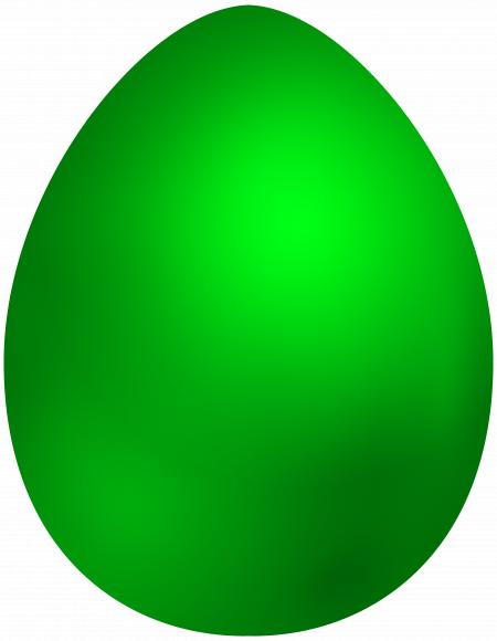 Green easter egg