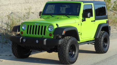 Green jeep
