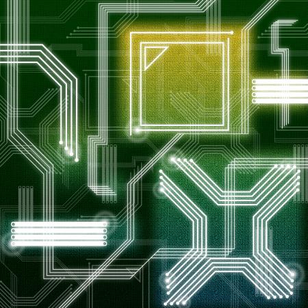 Green Lines Background Means Internet Data And Traffic