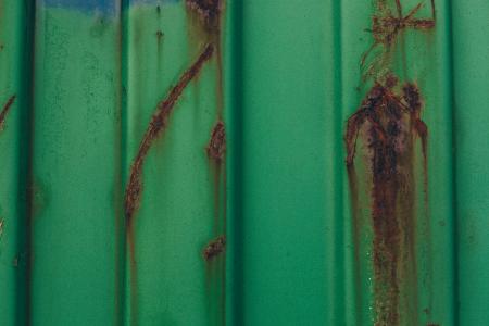 Green Rusted Metal Texture