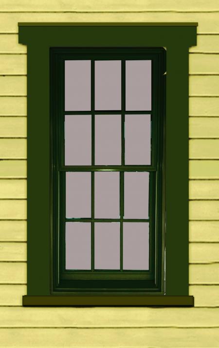 Greenish window
