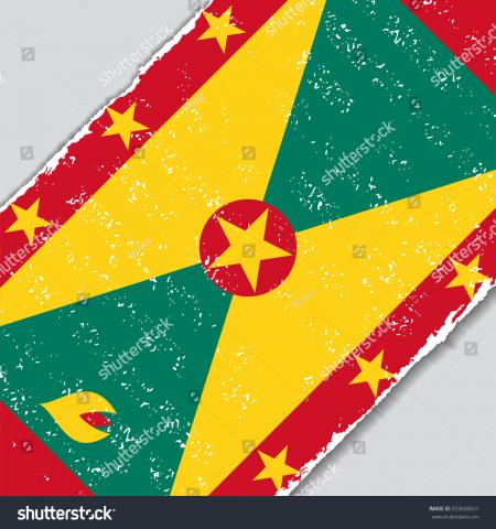 Grenada Grunge Flag