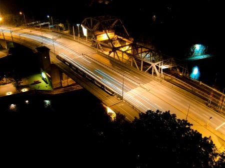 Grey Road during Nighttime