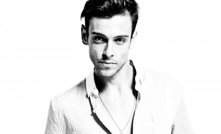 Grey Scale Photo of Man