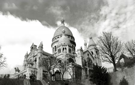 Greyscale Photography of Dome Building