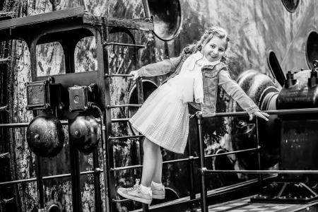 Greyscale Photography of Girl