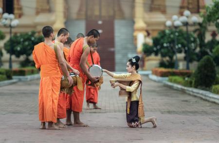 Group of Monks