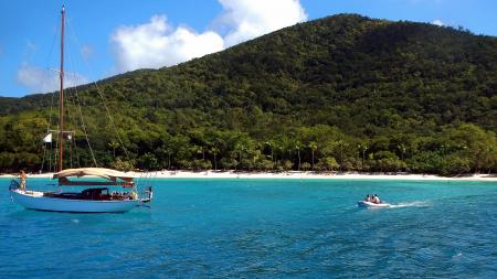 Group of People on White Speed Boat