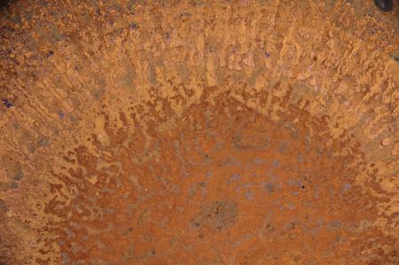 Rusted metal surface