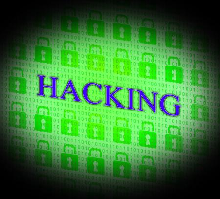 Hacking Online Indicates World Wide Web And Unauthorized