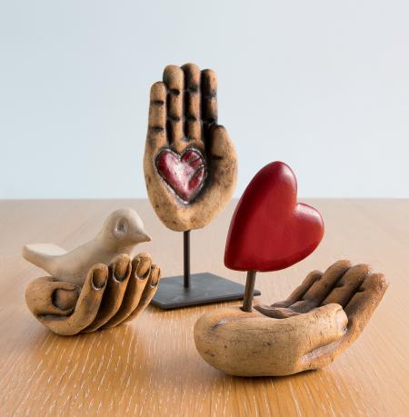 Hand Ceramic Sculpture