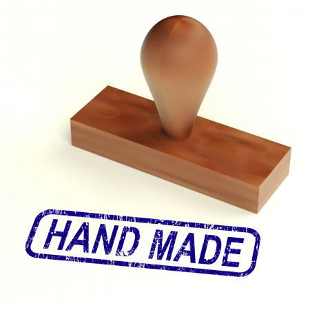 Hand Made Rubber Stamp Shows Handmade Products