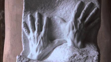 Stone Carved Hands