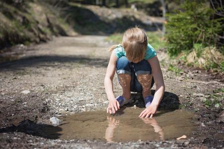 Hands in the Water