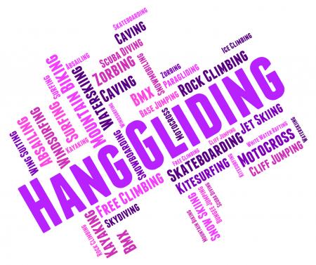 Hang Gliding Shows Glide Hangglider And Hang-Gliders