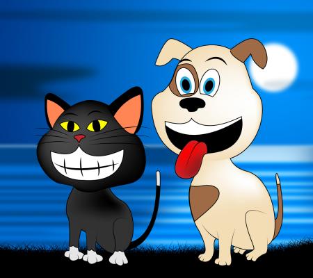 Happy Pets Represents Domestic Dog And Cat