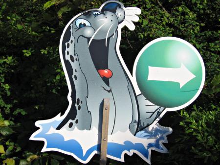 Happy Seal Sign