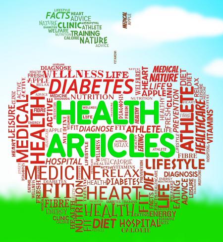 Health Articles Indicates Medicine Editorials And Magazines