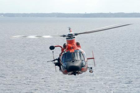 Helicopter over the River