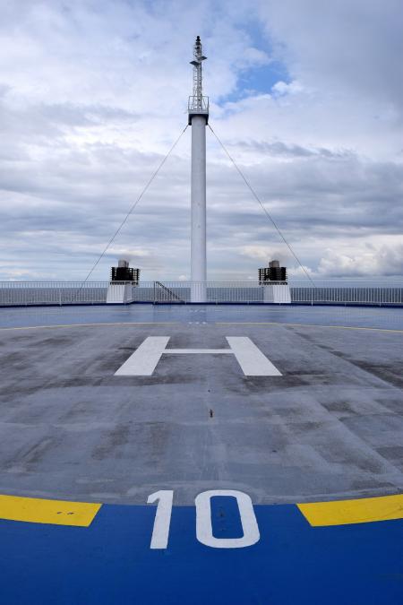 Helipad on the Ship