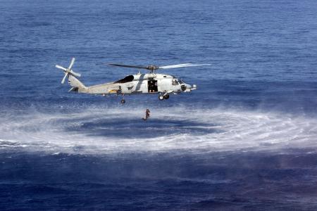 Helocasting in the Sea