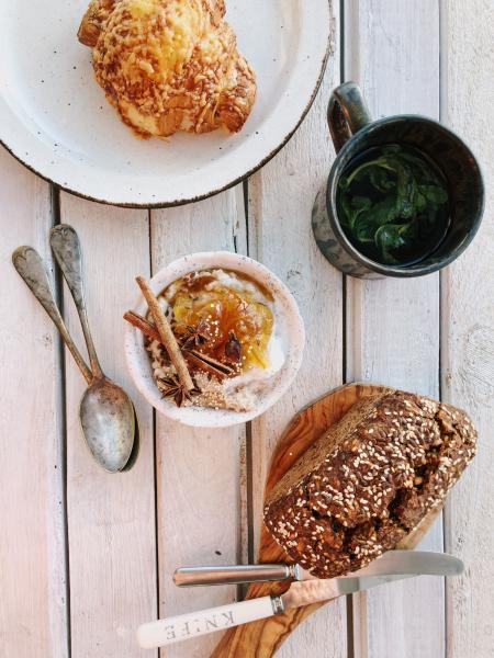 High-angle Photography of Food on Containers