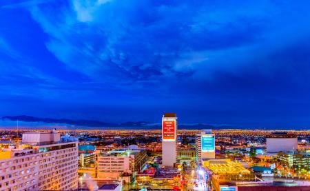 High Angle View of City Scape