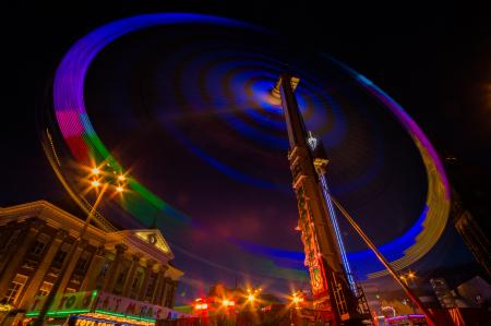 High Rise Building With Lights