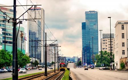 High Rise Buildings Under Gray Cloudy Sky