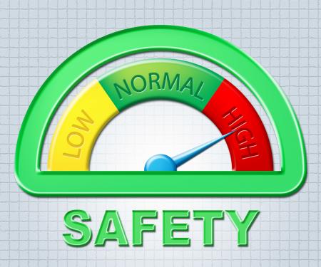 High Safety Shows Protection Care And Caution