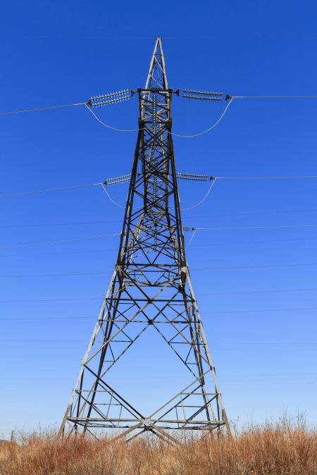 High voltage towers