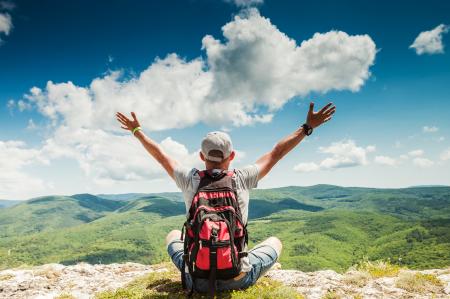 Hiker on Top