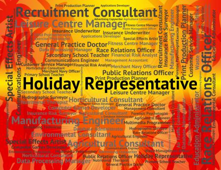 Holiday Representative Shows Go On Leave And Career