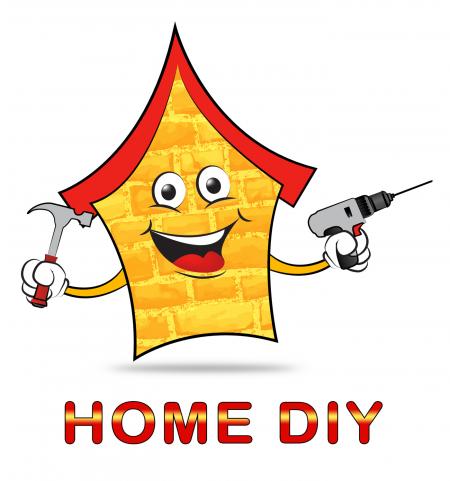 Home Diy Represents Do It Yourself Home