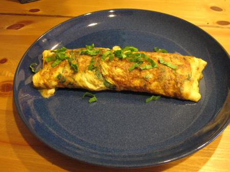 Home made omelette