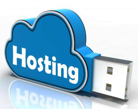 Hosting Cloud Pen drive Shows Online Data Hosting