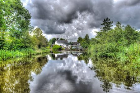 House on the Middle of the Lake