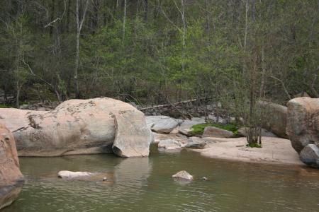 Huge rocks in the river