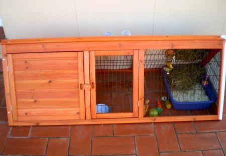 I bought a bunny hutch!