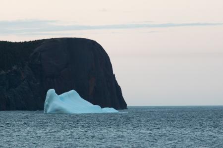 Iceberg in late evening