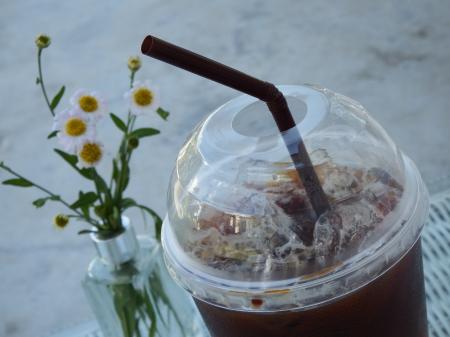 Iced Coffee in the Garden