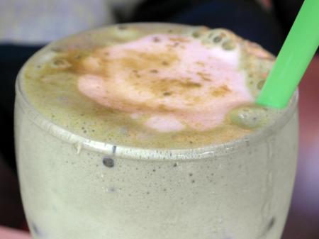 Iced Milky Green Tea