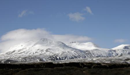 Icy mountains