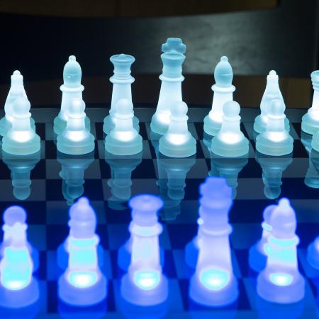 Illuminated Chess Horse